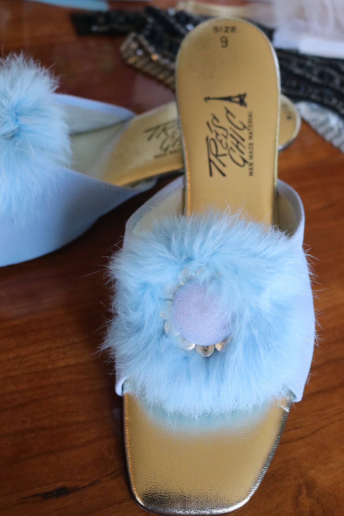 wedding mule heels