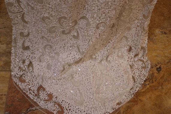 SALE Wedding dress beaded lace 1920s 1930s art de… - image 3