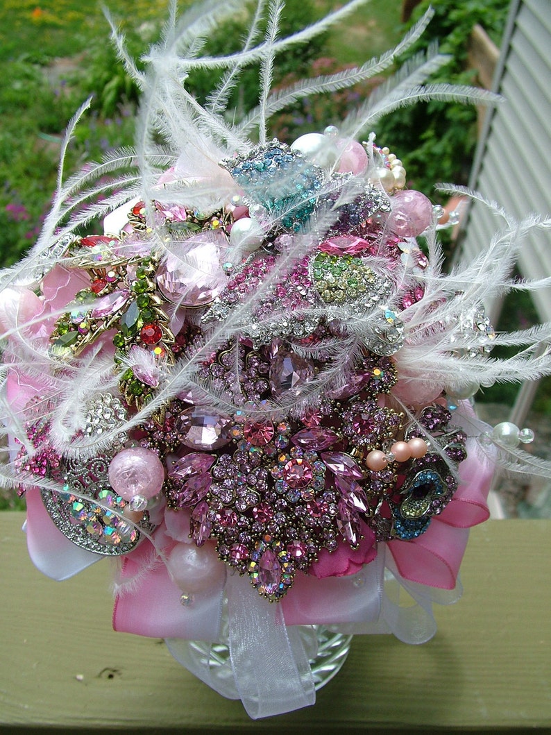Brooch Flower Wedding Bouquet Bridal Bouquet Brooch Bouquet Etsy