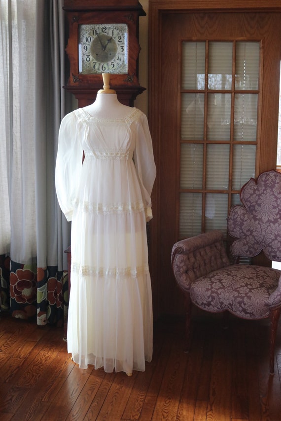 Vintage 1970s Gunne Sax jessica mc clintock sytle… - image 1