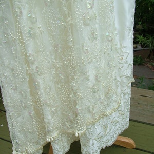 Bridgerton styled Wedding dress Vintage inspired empire waistline renaissance style fantasy gown antique laces image 4