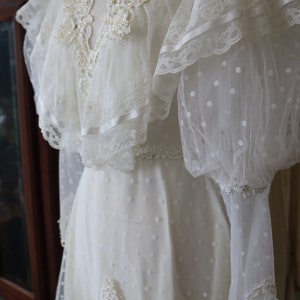 1970s Victorian Inspired Wedding Dress - Etsy