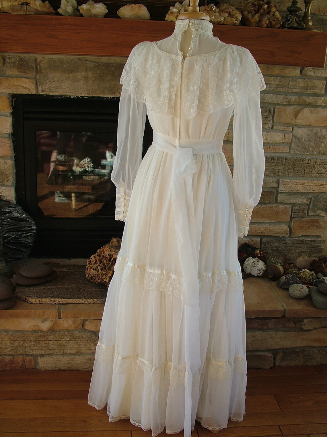Vintage Gunne Sax wedding dress bridal gown Jessica mc Etsy