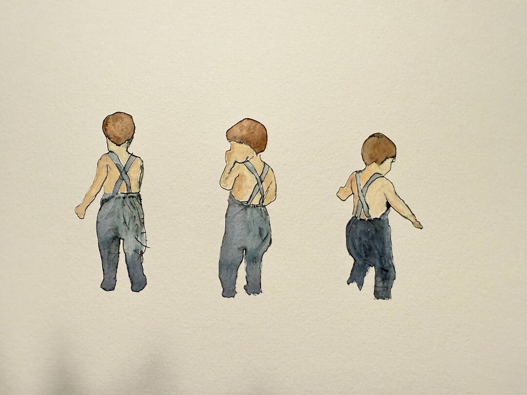 Gift a Custom Watercolor Portrait: Hand-painted Ink Illustration From ...