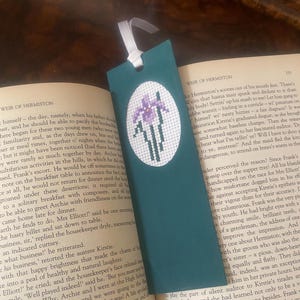Cross-Stitched Bookmarks - Embroidered Gift for Book Lovers