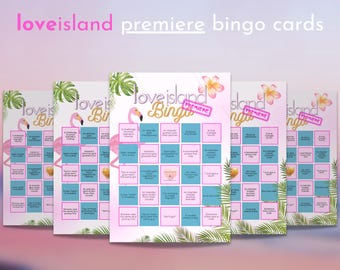 Love Island USA Season 8 Premiere Bingo | Digital Printable Party Drinking Game, Girls Night