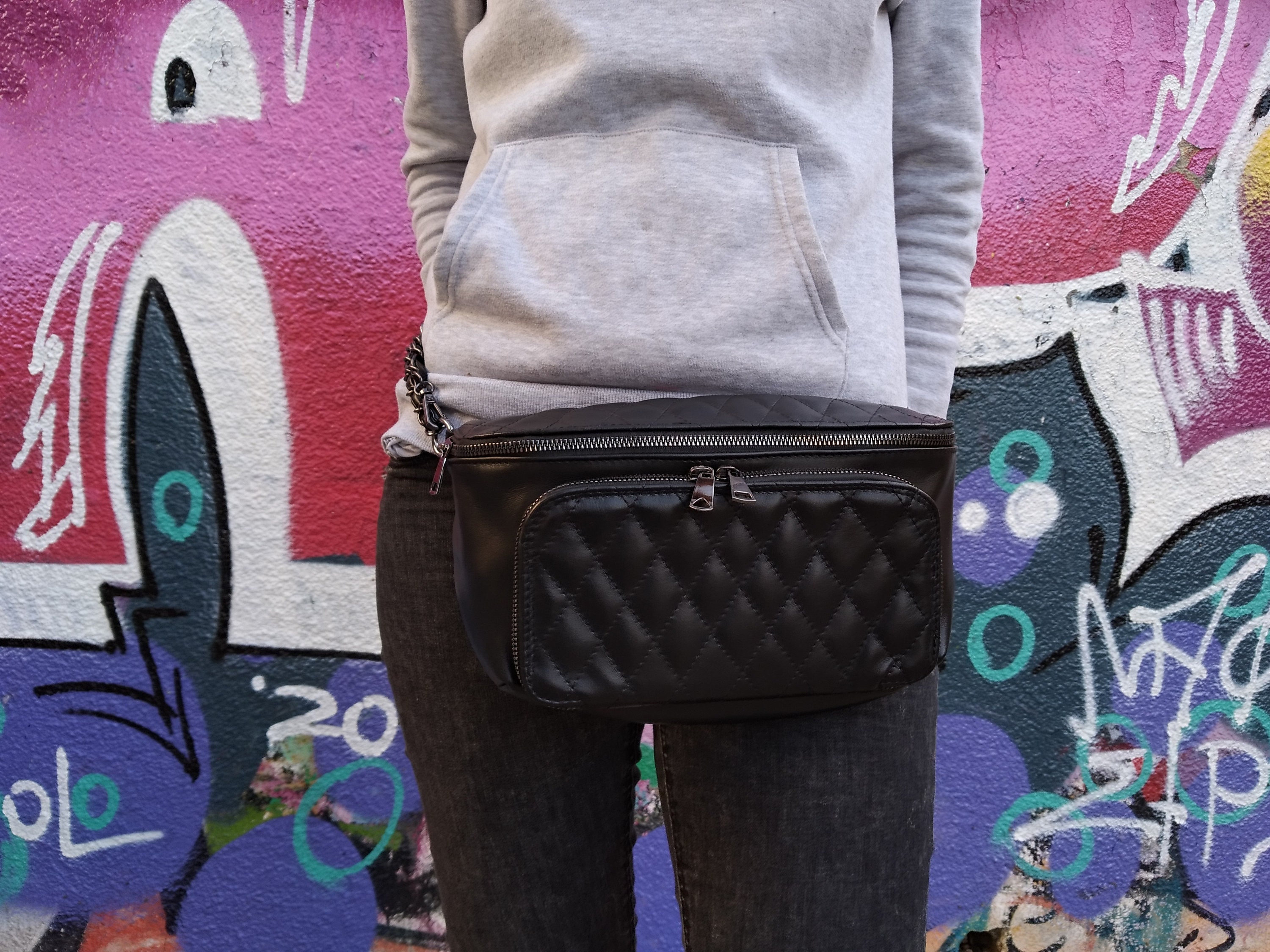 BirdinBag - Quilted Minimalist Waist Bag in 2023