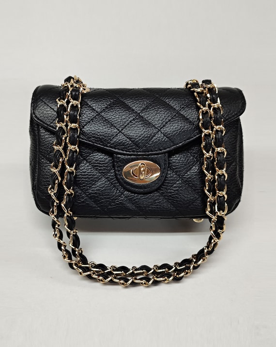 Tote Bag Chanel Vintage bruin lambskin gold hardware