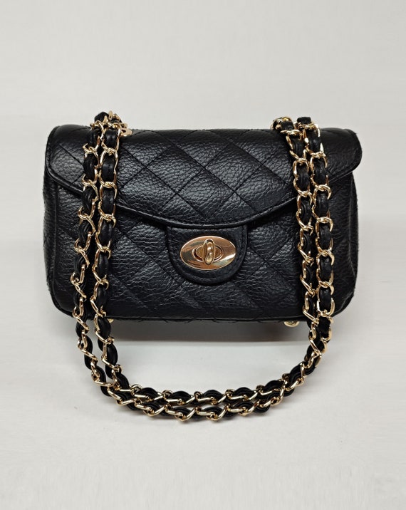 Tote Bag Chanel Vintage bruin lambskin gold hardware