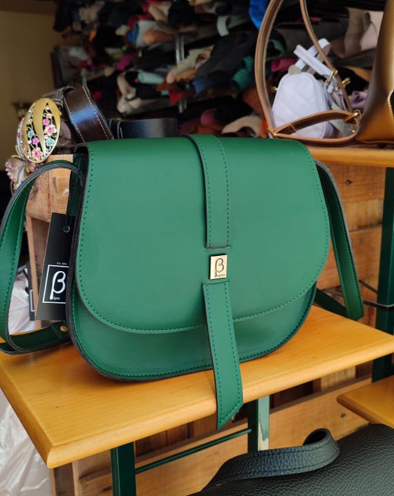 Borsa A Tracolla Donna In Pelle Piccola E Chic - Pochette Sella Elegante Per Tutti I Giorni