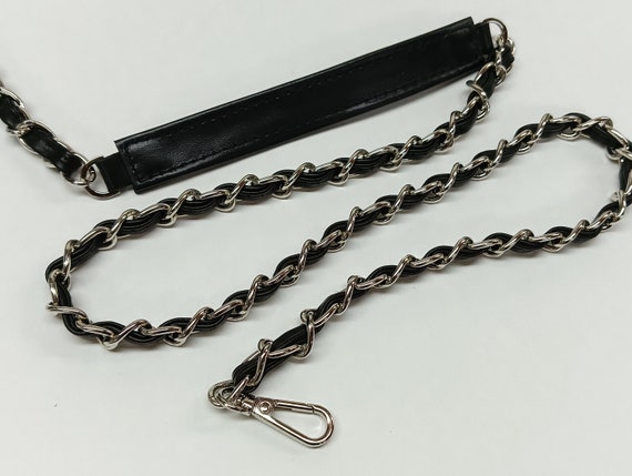 100-130cm Leather+Metal Replacement For Chanel Purse Chain Strap Tote  Designer