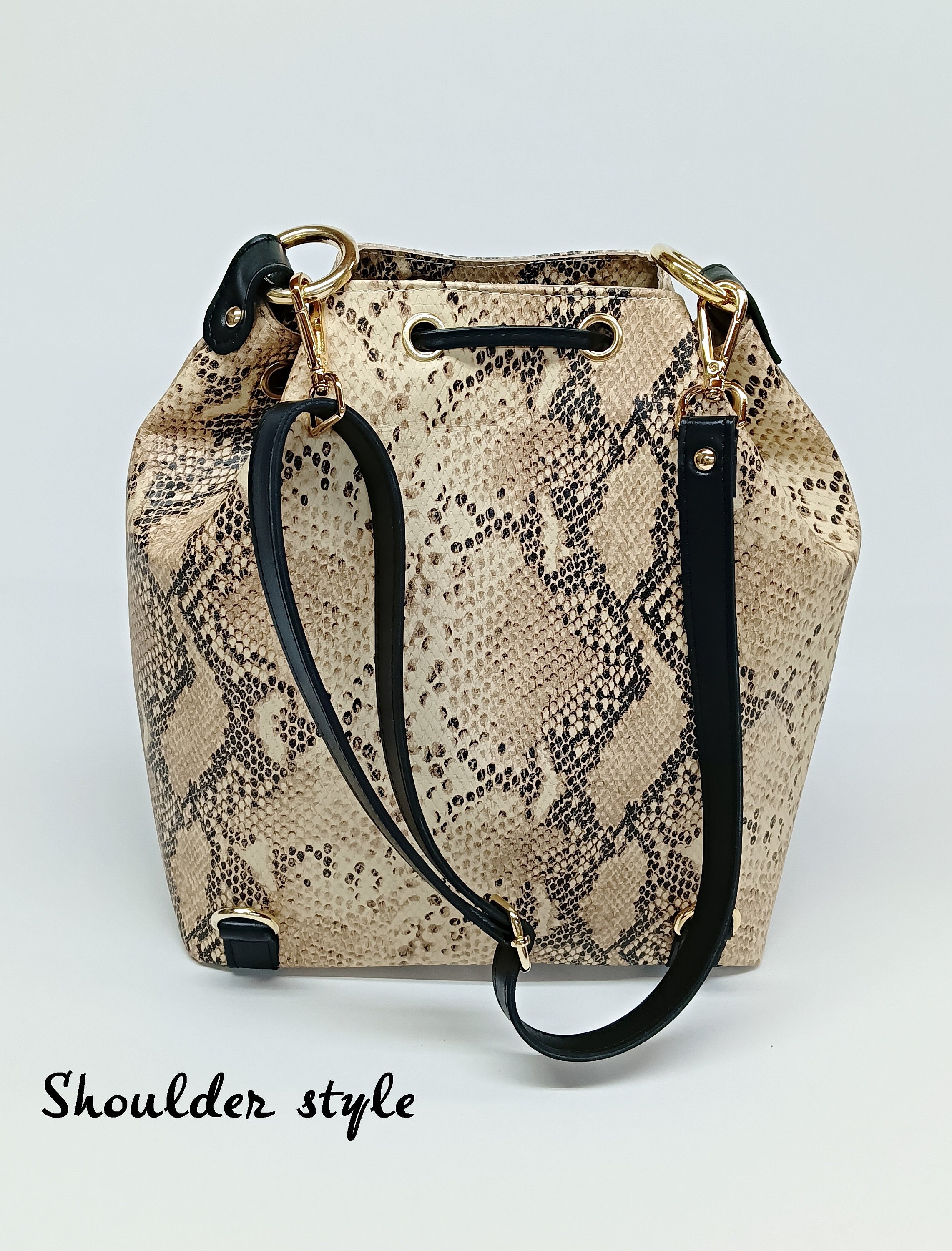 Monet, Bags, Monet Leather And Snakeskin Pattern Black And Gold Bag Price  Firm