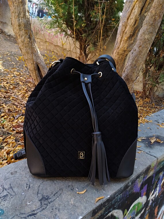 Bolso acolchado clasic negro