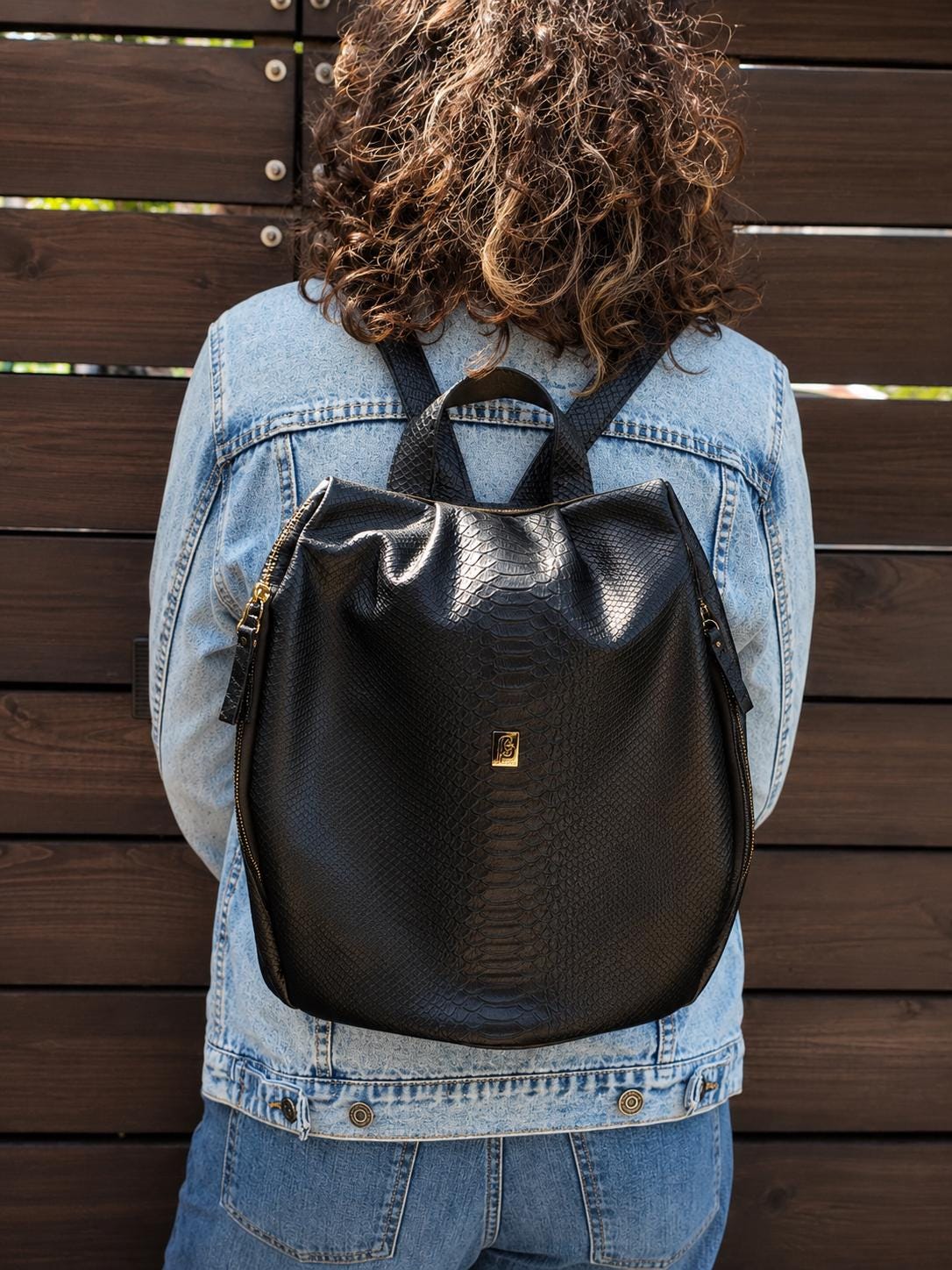 black leather backpack gold cross Ava Color:Laguna Lime Tail Store in a dust Embossed Men's Luxury Solid Leather