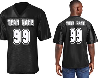 Custom Football Jersey, Personalized Name and Number, Unisex Replica