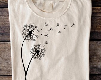 Camiseta de diente de león Comfort Colors: un regalo para los amantes de la naturaleza