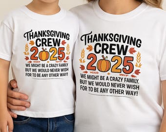 Thanksgiving Family Matching Shirts 2025 - Fall Holiday Tees