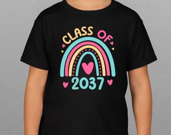 Graduation Tee Preschool Shirt, Back To School Shirt, Class Of 2037