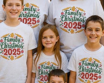 Christmas Family Matching Shirts 2025 - Fall Holiday Tees