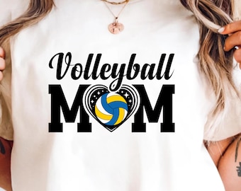Volleyball Mom Shirt: Game Day Tee, Heart Design