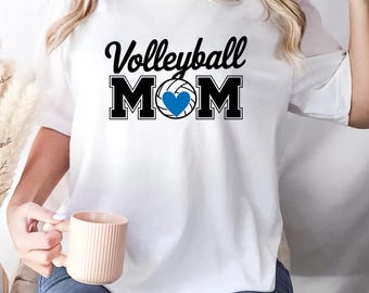 Volleyball Mom Shirt: Game Day Pride, Heart Design