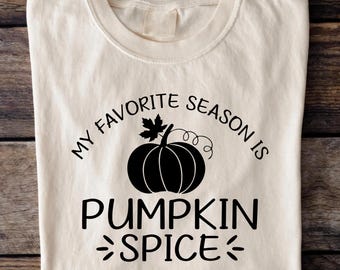 Camisa de calabaza y especias: camiseta acogedora para el otoño