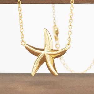 Dansende zeester hanger ketting, strand bruiloft sieraden, natuurlijke inspiratie ketting, zomersieraden, cadeau voor beste vriend