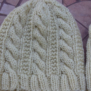 Gingerbread Hat Pattern Pdf Cabled Hat Pattern image 3