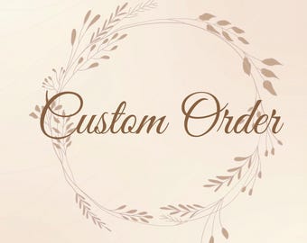 Custom Order oder Material Upgrade auf Sterling Silber