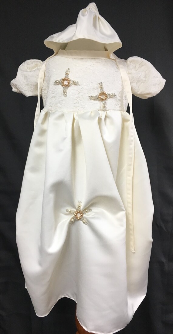 Items similar to Custom christening baptism gown girl on Etsy