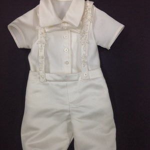 Christening Outfit From Wedding Gown Custom Boy - Etsy