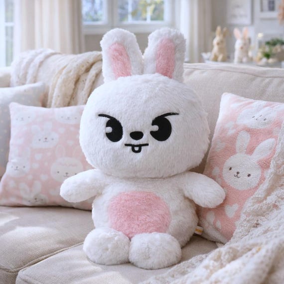 SKZOO Leebit Plush Toy, Stray Kids Lee Know Bunny Stuffed Animal