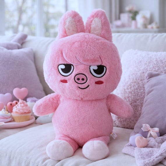 SKZOO Dwaekki Plushie, Stray Kids Changbin Stuffed Animal, Pig