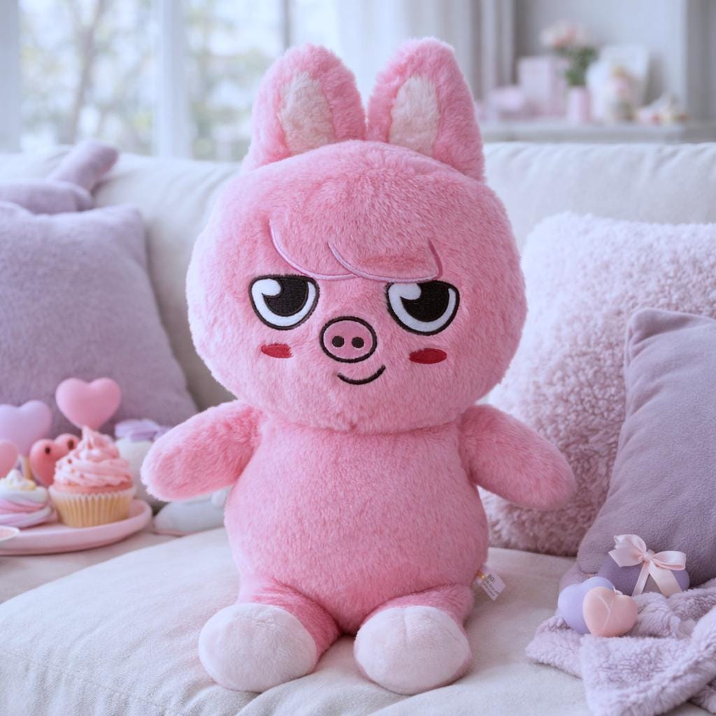 SKZOO Dwaekki Plushie, Stray Kids Changbin Stuffed Animal, Pig