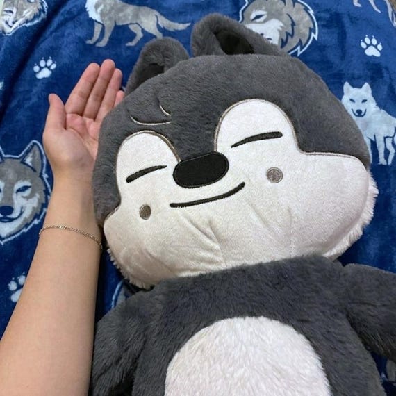 SKZOO Wolf Chan Plushie, Stray Kids Bang Chan Stuffed Animal, 50cm