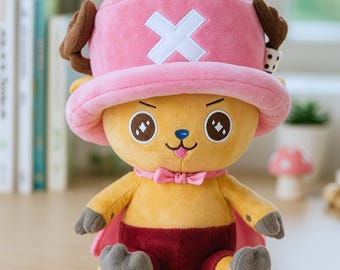 Tony Chopper One Piece Plushie, Cute Anime Plush Doll, Soft Stuffed Animal Toy, Kawaii Plushie, Anime Lover Gift For Her, Kids Gift Idea