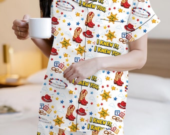 Toy Story 5 I Knew It I Knew You Pajama Set, Cowgirl Disney Pjs, Retro TS Disney Trip Set, Disney Vacation Sleepwear, Gift for Disney Lover