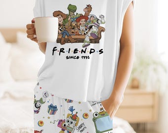 Toy Story Friends Since 1995 Pajama Set, Woody Buzz Jessie TS5 Pjs, Friends Since 1995 Outfit, Pixar Movie Nostalgia Apparel, Birthday Gift