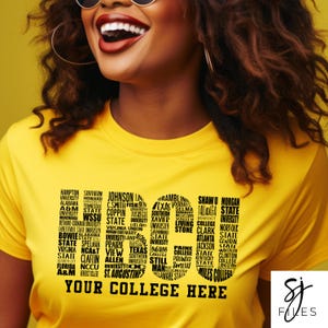 HBCU PNG: Black & White Design for Custom Shirts (Digital Download)