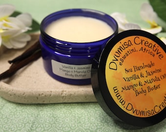 Vanilla and Jasmine - Mango and Marula Oil Body Butter