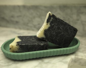 Black Marble - Handmade Marula Oil Bar Soap