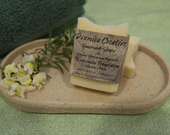 Handmade Marula Oil Soap - Rosemary & Litsea Cubeba Scented