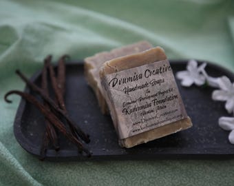Handmade Marula Oil Soap - Vanilla & Jasmine Scent