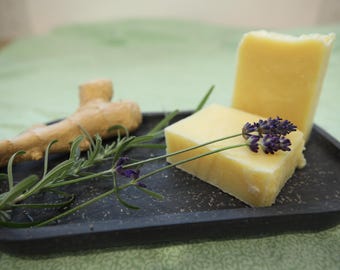 Handmade Marula Oil Bar Soap - Lavender & Ginger
