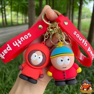 North South Park Keychain
