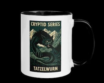 Taza Tatzelwurm / Artículos de bebida coleccionables de la serie Cryptid
