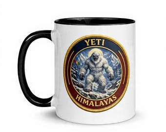 Tazza da caffè in ceramica Yeti Himalayas – Regalo ideale per gli amanti dell'avventura