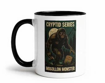 Tazza da caffè con il mostro Mogollon, regalo a tema criptidi dell'Arizona