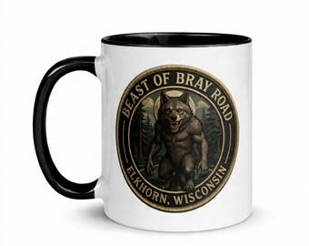 Tazza "Bestia di Bray Road" - Tazza da caffè con criptidi del Wisconsin