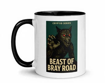Tazza da caffè Beast of Bray Road / Bicchieri da collezione della serie Cryptid